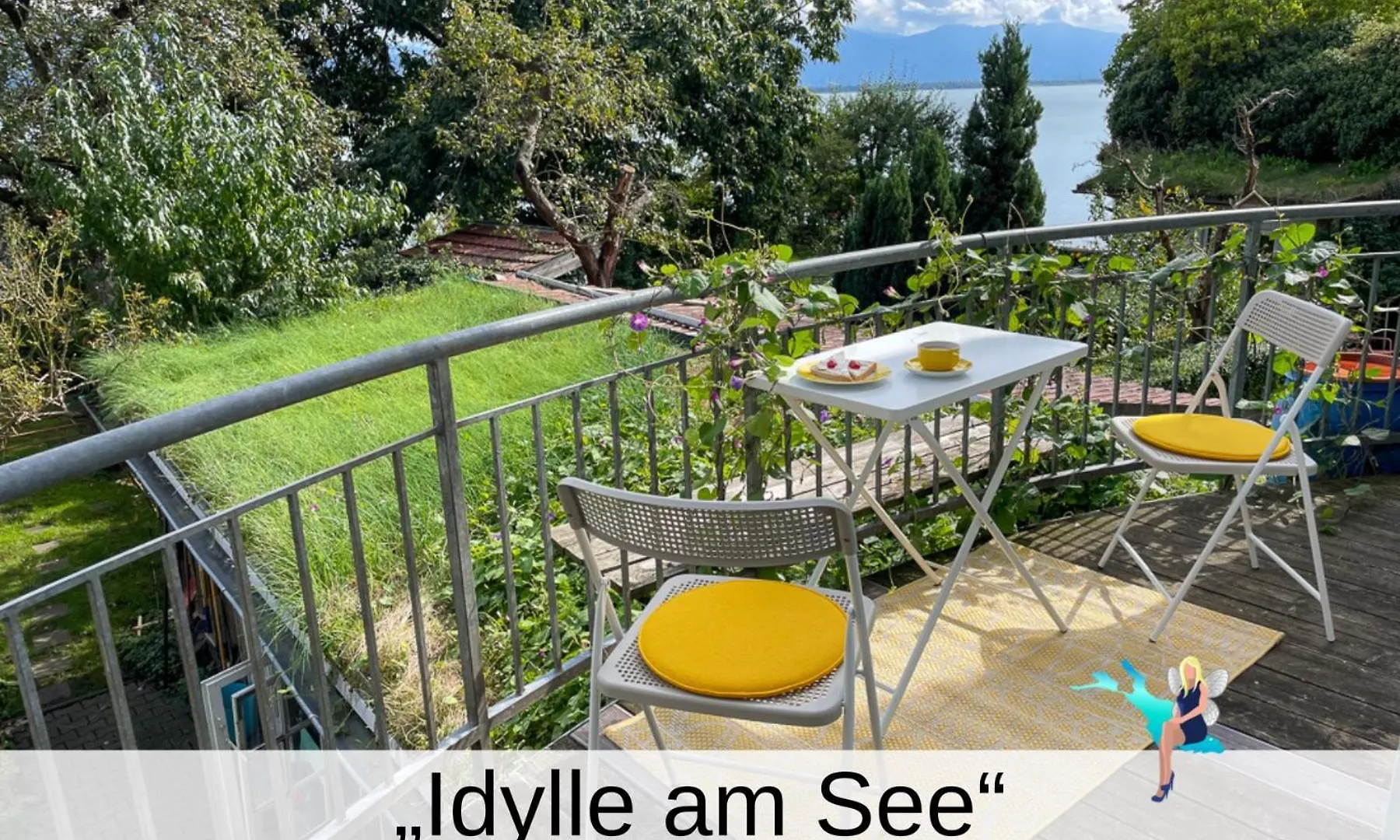 Idylle Am See - Idyllisch Auf Der Insel Mit Balkon Und Seesicht Und Direkter Seelage Lindau